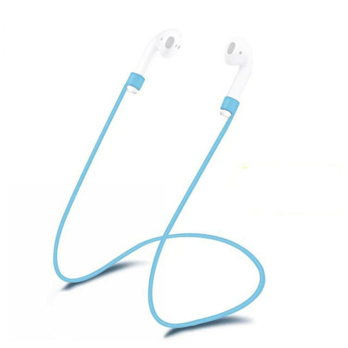 Auricular inalámbrico Bluetooth Correa antipérdida Auriculares unisex de silicona Línea antipérdida para Apple AirPods 1/2, Longitud del cable: 60 cm