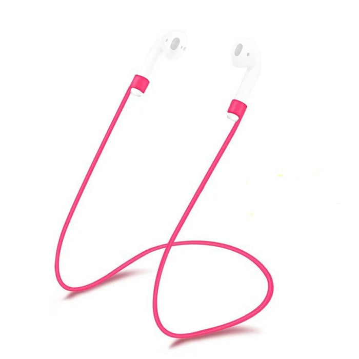 Auricular inalámbrico Bluetooth Correa antipérdida Auriculares unisex de silicona Línea antipérdida para Apple AirPods 1/2, Longitud del cable: 60 cm