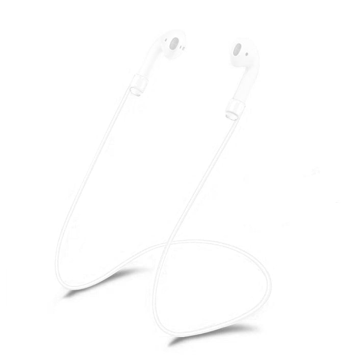 Auricular inalámbrico Bluetooth Correa antipérdida Auriculares unisex de silicona Línea antipérdida para Apple AirPods 1/2, Longitud del cable: 60 cm