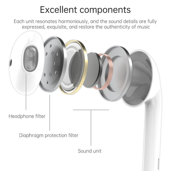ML715 1,2 m auricular Bluetooth con control de cable de 8 pines, compatible con música, llamadas, control de volumen