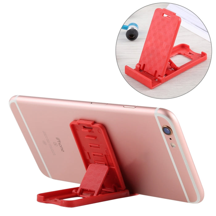 Mini tenedor de escritorio plegable ajustable universal para teléfono, entrega de color aleatorio