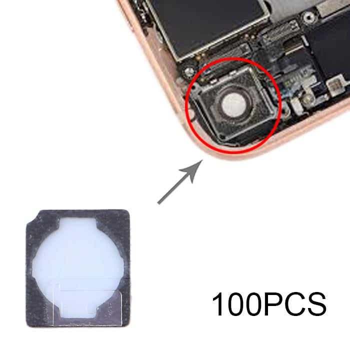 Almohadillas de espuma de esponja para cámara trasera de 100 piezas para iPhone 8, For iPhone 8