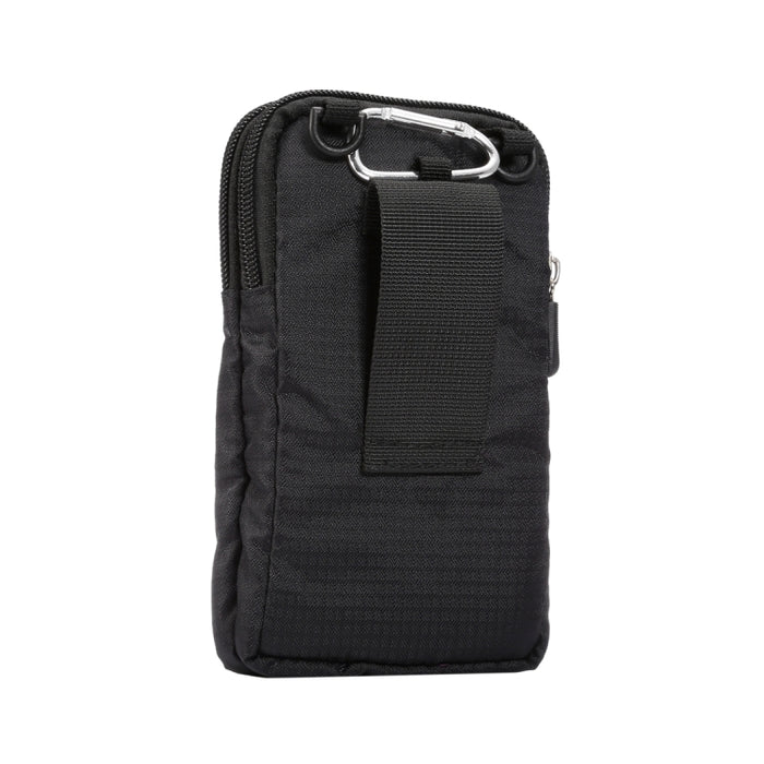 Riñonera deportiva multifunción informal con doble cremallera para teléfono móvil, bolso Diagonal para teléfonos inteligentes de 6,9 pulgadas o menos
