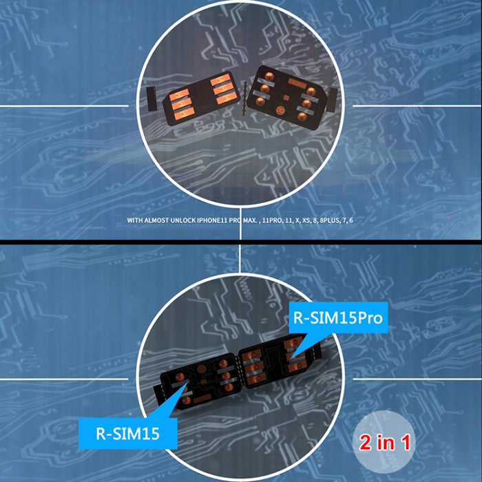 R-SIM 15 Dual CPU Aegis Cloud Versión mejorada Sistema iOS 13 Tarjeta de desbloqueo universal para iPhone 11 Pro Max, iPhone 11 Pro, iPhone 11, iPhone X, iPhone XS, iPhone 8 y 8 Plus