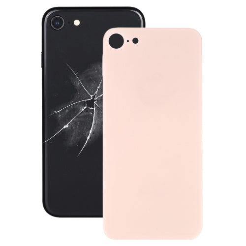 Cubierta de batería trasera de cristal con orificio de cámara grande de fácil reemplazo con adhesivo para iPhone 8, For iPhone 8 (No Disassemble), For iPhone 8 (Not Disassemble)
