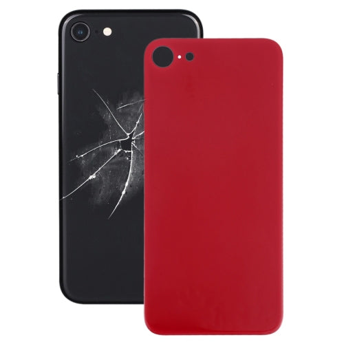Cubierta de batería trasera de cristal con orificio de cámara grande de fácil reemplazo con adhesivo para iPhone 8, For iPhone 8 (No Disassemble), For iPhone 8 (Not Disassemble)