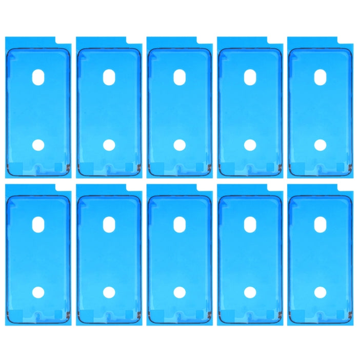 10 pegatinas adhesivas impermeables con marco LCD y bisel para iPhone 8, 10 PCS for iPhone 8 White, 10 PCS for iPhone 8 Black
