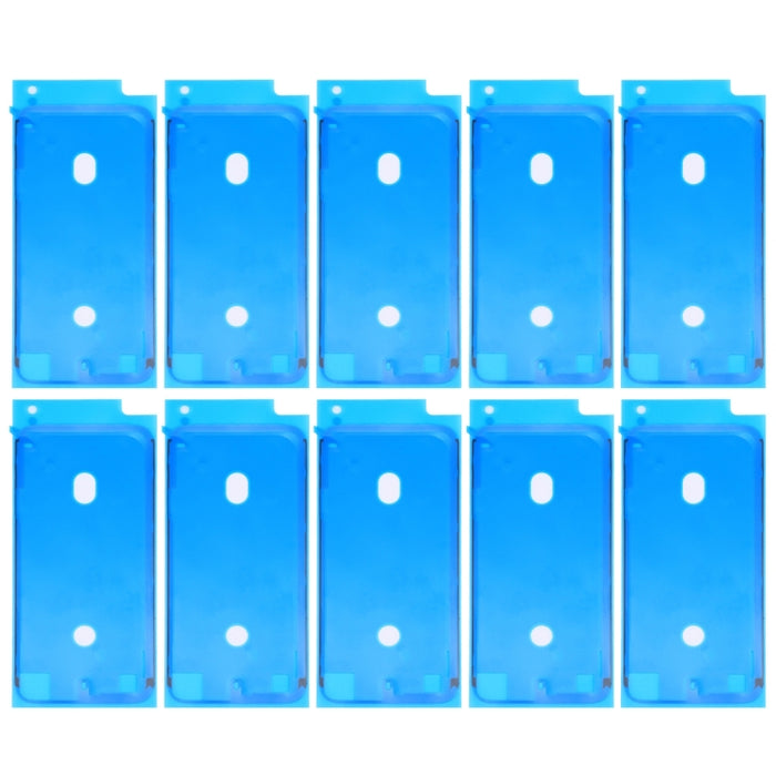 10 pegatinas adhesivas impermeables con marco LCD y bisel para iPhone 8, 10 PCS for iPhone 8 White, 10 PCS for iPhone 8 Black