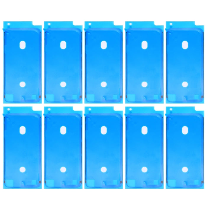 10 pegatinas adhesivas impermeables con marco LCD y bisel para iPhone 8, 10 PCS for iPhone 8 White, 10 PCS for iPhone 8 Black