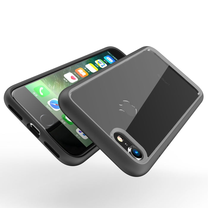 Funda protectora trasera bicolor de TPU + acrílico para iPhone SE 2022/iPhone SE 2020/iPhone 8/iPhone 7
