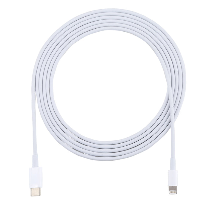 Cable de carga rápida USB-C / Type-C macho a macho de 8 pines de 2 m