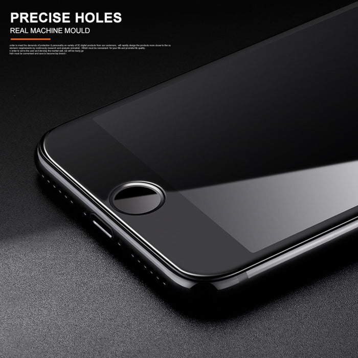 Película de vidrio templado con impresión de seda mocolo 0,33 mm 9H 2.5D para iPhone SE 2020/8/7