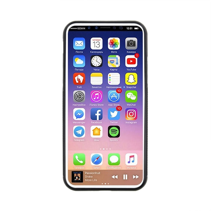Para iPhone X / XS TPU + PC Funda protectora trasera antigravedad a prueba de caídas