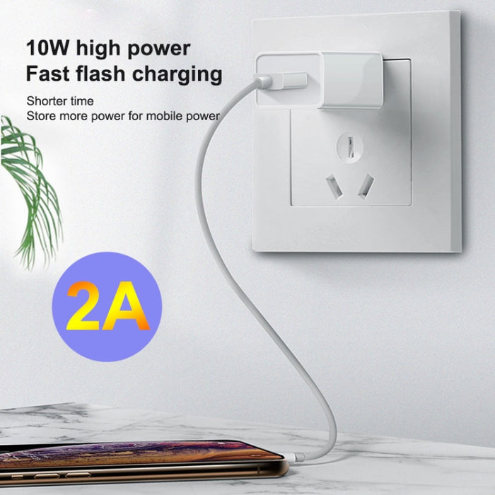 WK WP-U118 Adaptador de corriente para cargador de viaje con puerto USB único de 10 W, enchufe de EE. UU.