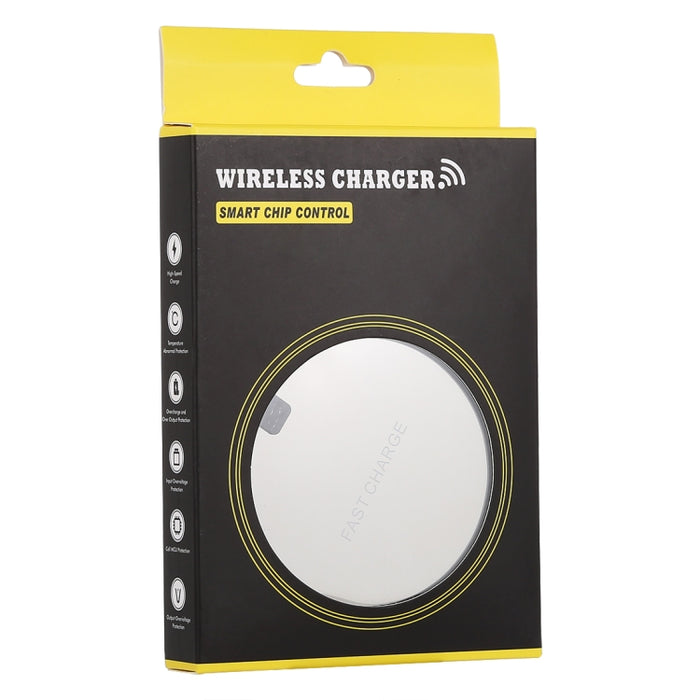 Cargador inalámbrico estándar Qi inteligente W2, compatible con carga rápida