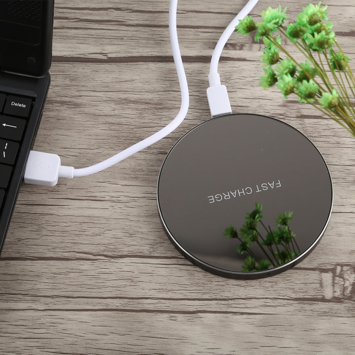 Cargador inalámbrico estándar Qi inteligente W2, compatible con carga rápida