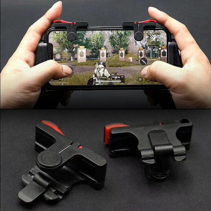 D9 1 par de manijas para juegos de teléfonos móviles L / R Shooter PUBG Game Controller