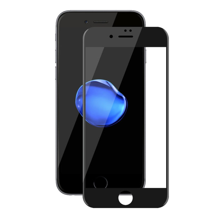 ENKAY Hat-Prince 0,26 mm 9H Dureza superficial 6D Película de vidrio templado de pantalla completa con borde curvo para iPhone SE 2020/8/7