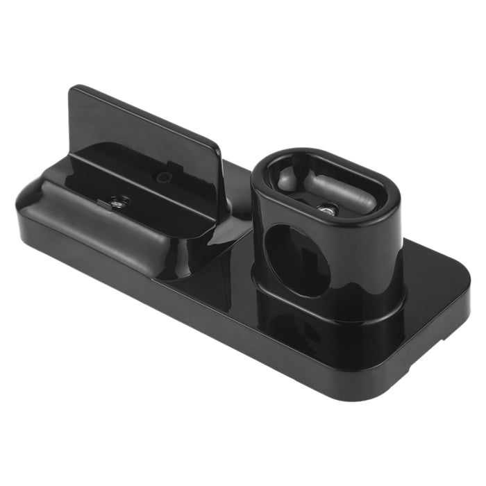 Soporte de estación de carga de base recargable inalámbrica para teléfono móvil y auriculares, con interfaz Micro USB + USB-C / Type-C + 8 pines