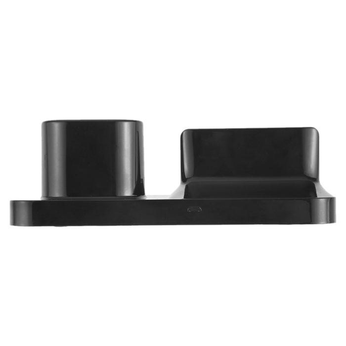 Soporte de estación de carga de base recargable inalámbrica para teléfono móvil y auriculares, con interfaz Micro USB + USB-C / Type-C + 8 pines