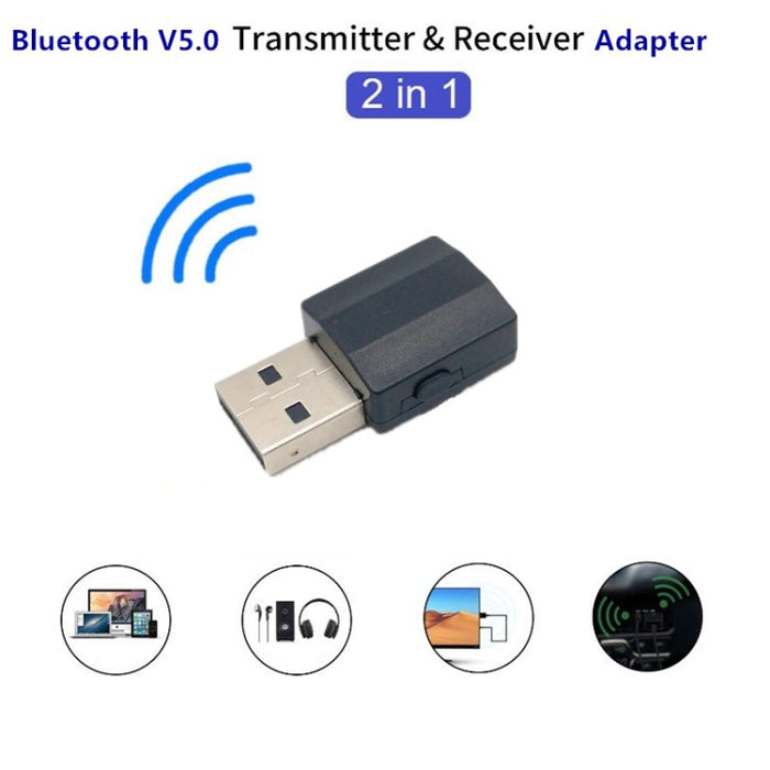 BT600 USB Audio inalámbrico 2 en 1 Adaptador de transmisor y receptor Bluetooth 5.0