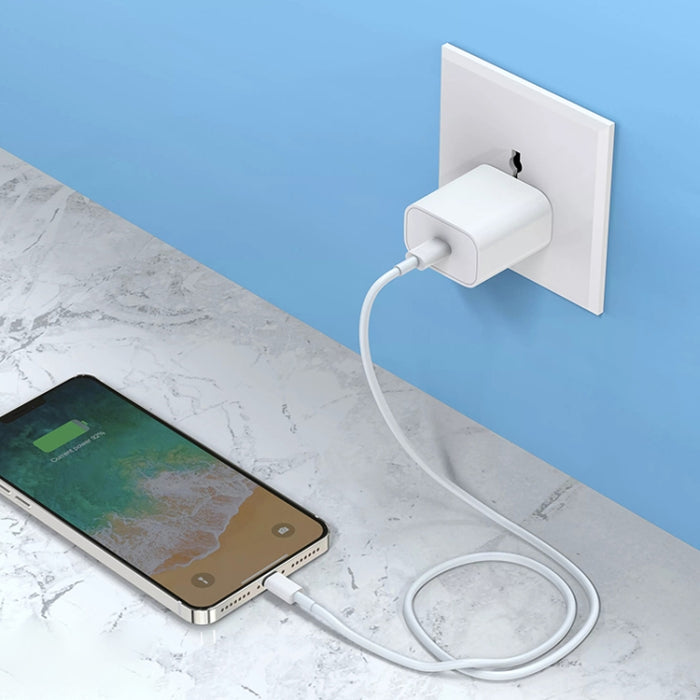 Cargador de viaje con interfaz USB-C/Tipo-C de 18 W, enchufe de EE. UU.