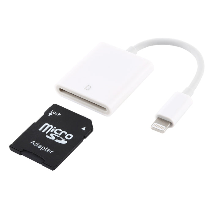 Adaptador de lector de cámara de tarjeta SD NK105 de 8 pines, compatible con sistemas IOS 9.1 y superiores