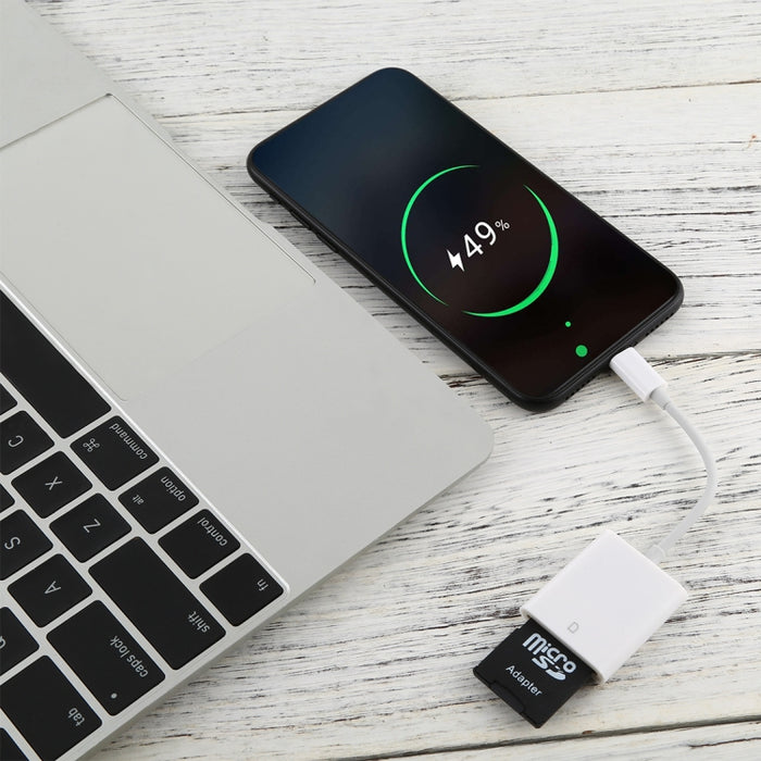 Adaptador de lector de cámara de tarjeta SD NK105 de 8 pines, compatible con sistemas IOS 9.1 y superiores