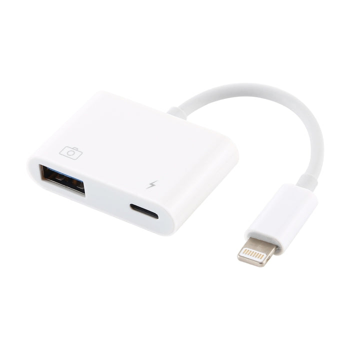 Adaptador de lector de cámara NK101 de 8 pines a USB, compatible con sistemas IOS 9.1 y superiores