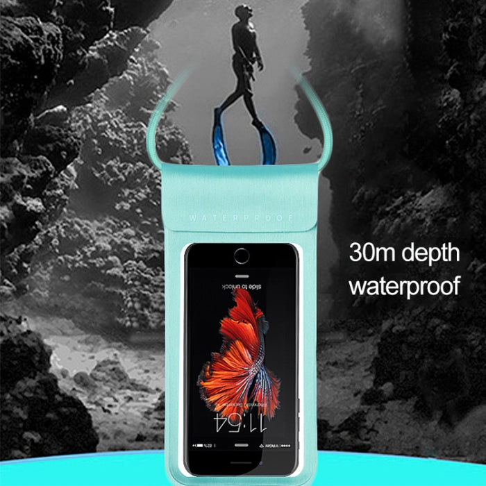 Bolsa impermeable con pantalla táctil para teléfono móvil, natación, buceo al aire libre, para teléfono móvil de 6 a 7 pulgadas