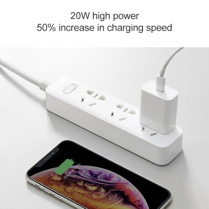 Original Xiaomi AD201 20W Cargador de viaje con interfaz única USB-C / Tipo-C Versión de carga rápida, enchufe de EE. UU.