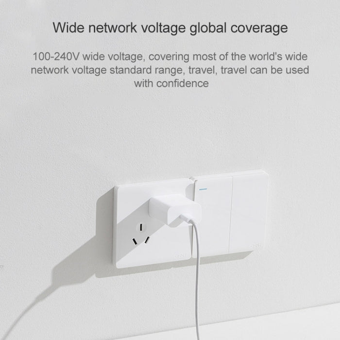 Original Xiaomi AD201 20W Cargador de viaje con interfaz única USB-C / Tipo-C Versión de carga rápida, enchufe de EE. UU.