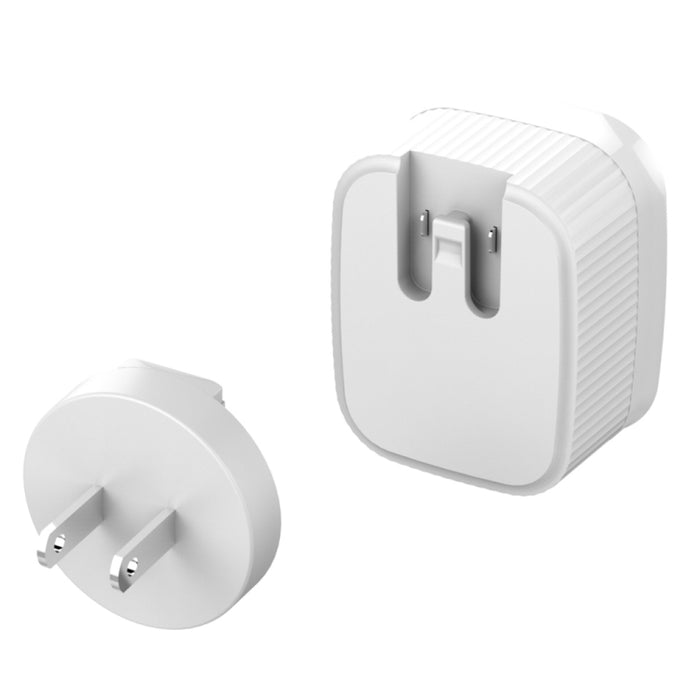 LDNIO A201 2.4A Doble cabezal de carga USB Cargador adaptador de teléfono móvil de carga directa de viaje con cable de datos micro USB