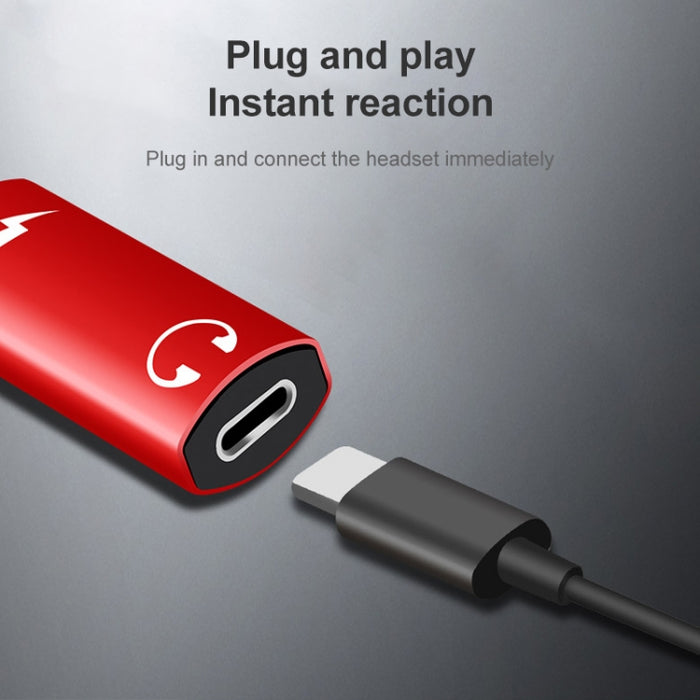 Adaptador de auriculares 2 en 1 de 8 pines macho a doble hembra de 8 pines para cargar y escuchar música, Compatible con todos los sistemas IOS