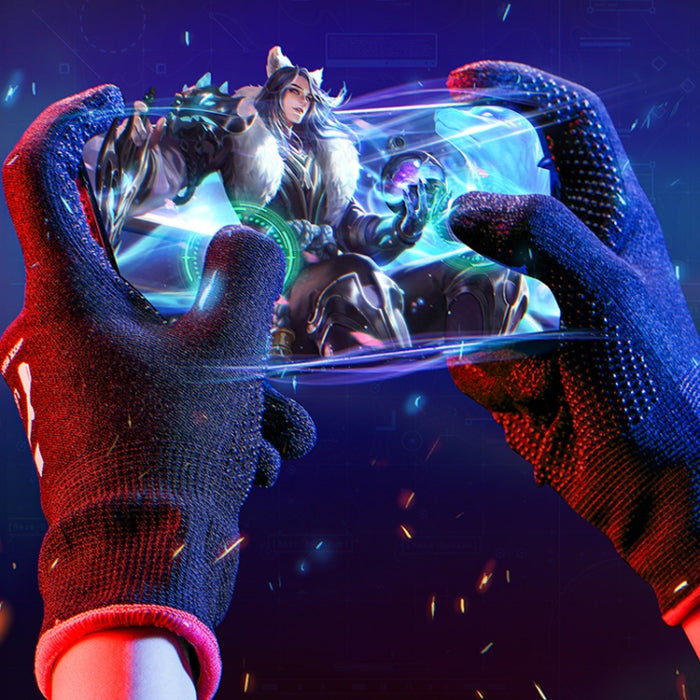 ROCK i28 Guantes para juegos táctiles sensibles al sudor y fibra de plata súper conductivos