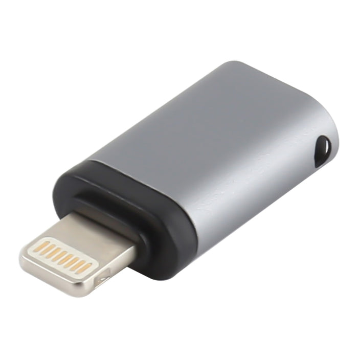 Adaptador de carga macho de 8 pines a USB-C / tipo C hembra, compatible con transmisión de datos