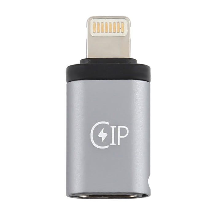 Adaptador de carga macho de 8 pines a USB-C / tipo C hembra, compatible con transmisión de datos
