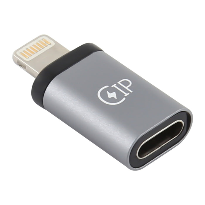Adaptador de carga macho de 8 pines a USB-C / tipo C hembra, compatible con transmisión de datos