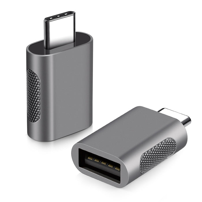 2 PCS SBT-158 USB-C / Type-C macho a USB 3.0 hembra Adaptador de aleación de zinc
