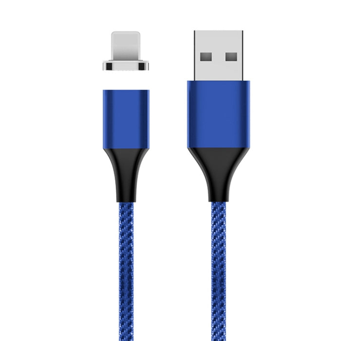 Cable de datos magnético trenzado de nailon M11 5A USB a 8 pines, longitud del cable: 2 m