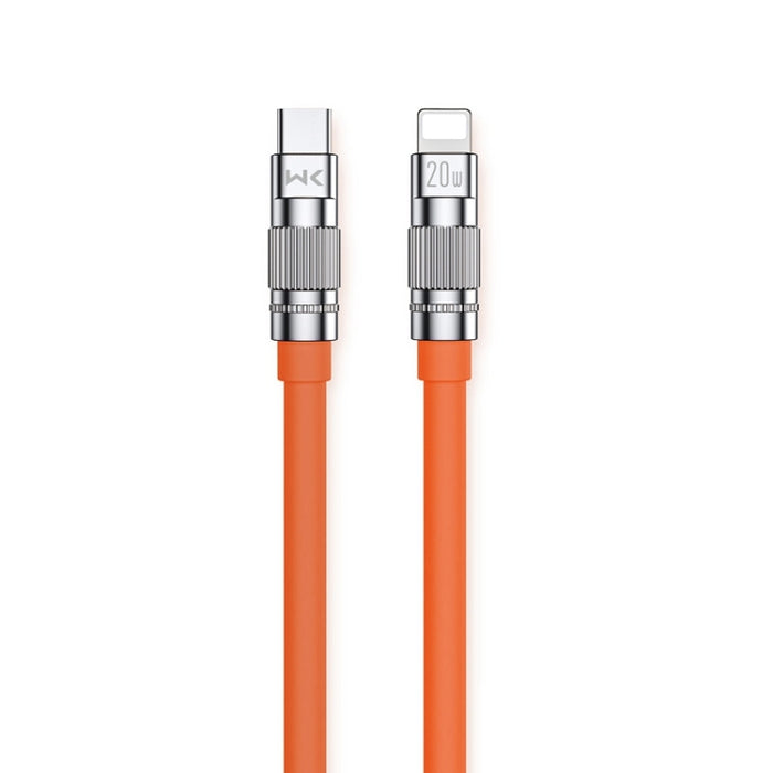 WK WDC-187 Qjie Series Cable de datos de carga rápida USB-C / Type-C de 20 W a 8 pines, longitud: 1 m