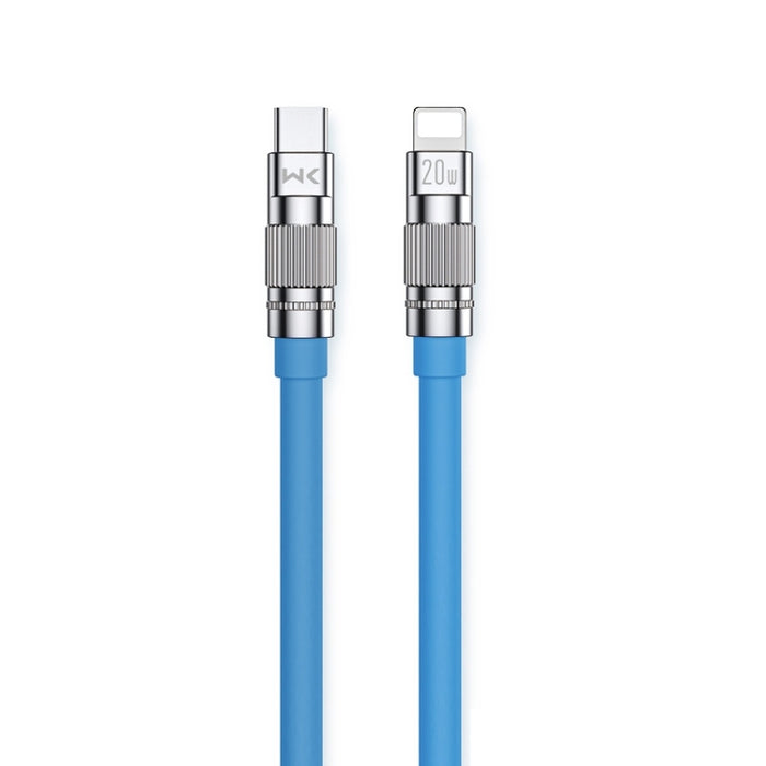 WK WDC-187 Qjie Series Cable de datos de carga rápida USB-C / Type-C de 20 W a 8 pines, longitud: 1 m