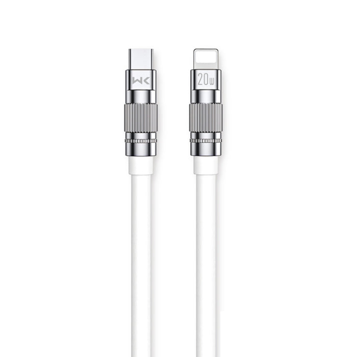 WK WDC-187 Qjie Series Cable de datos de carga rápida USB-C / Type-C de 20 W a 8 pines, longitud: 1 m
