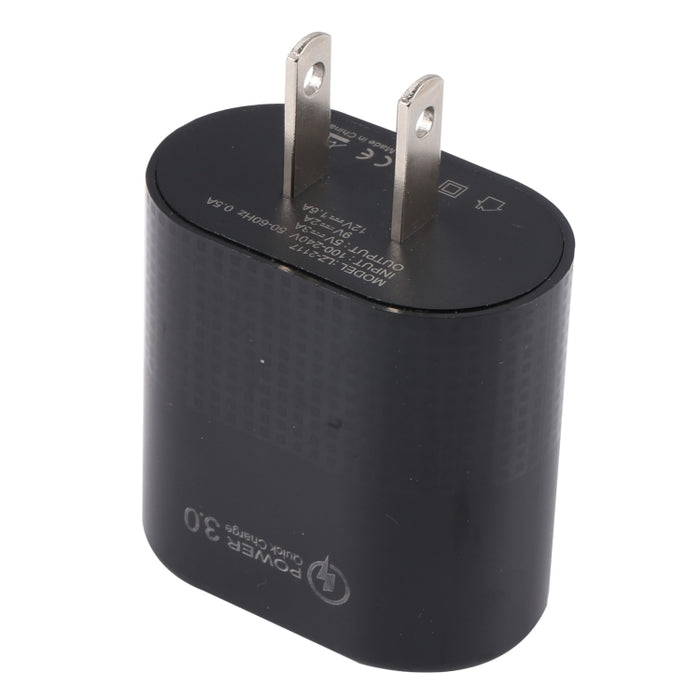 Cargador rápido USB LZ-2117 18W QC3.0 3.1A, enchufe de EE. UU.