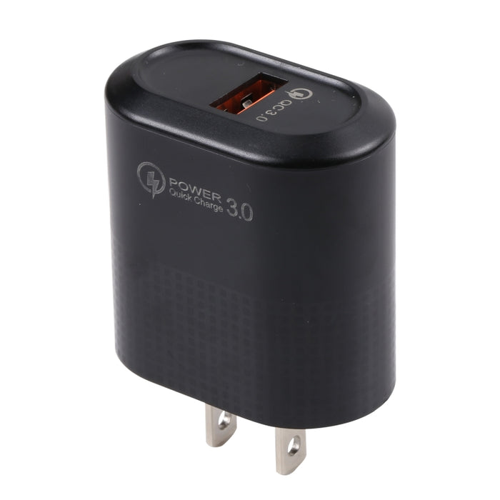 Cargador rápido USB LZ-2117 18W QC3.0 3.1A, enchufe de EE. UU.