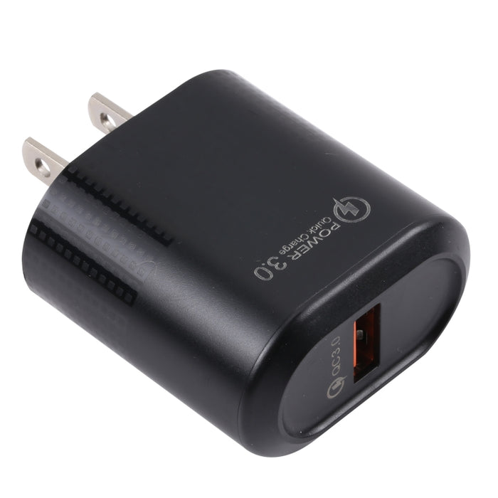 Cargador rápido USB LZ-2117 18W QC3.0 3.1A, enchufe de EE. UU.