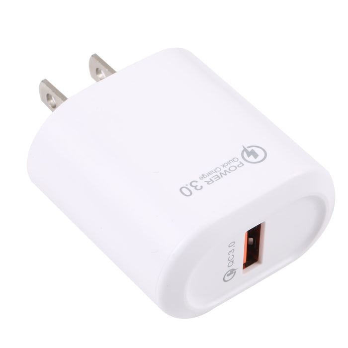 Cargador rápido USB LZ-2117 18W QC3.0 3.1A, enchufe de EE. UU.
