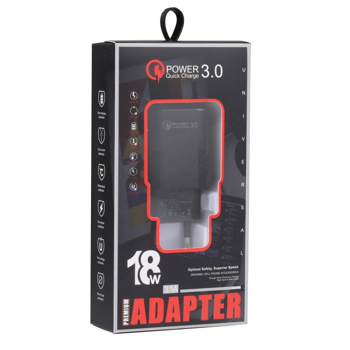 Cargador rápido USB LZ-2117 18W QC3.0 3.1A, enchufe UE