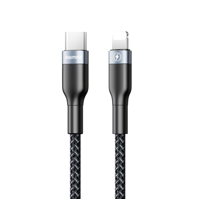 REMAX RC-009i 1m 2.22A USB-C / Type-C a 8 pines 20W PD Cable de datos de carga rápida