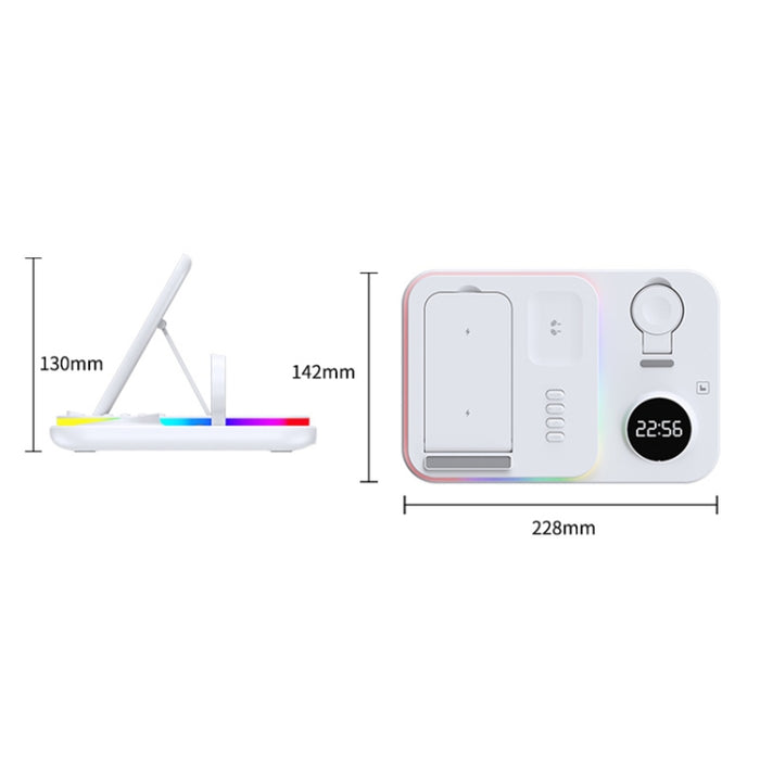 Cargador inalámbrico multifuncional 4 en 1 de 30 W